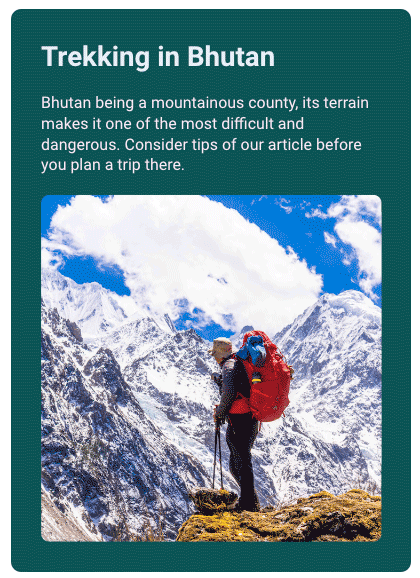 Trekking in Bhutan